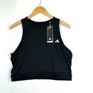 Adidas Adizero Womens Black Running Tank Top XL Tight Fit